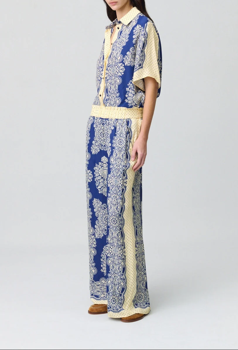 Pantalon Pantinbandana Print Fonce - Image 3