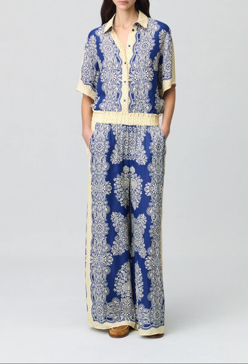 Pantalon Pantinbandana Print Fonce - Image 4