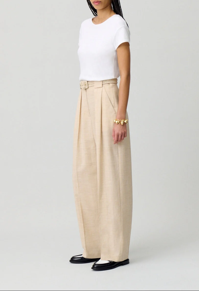 Pantalon Peggy Beige Clair - Image 2
