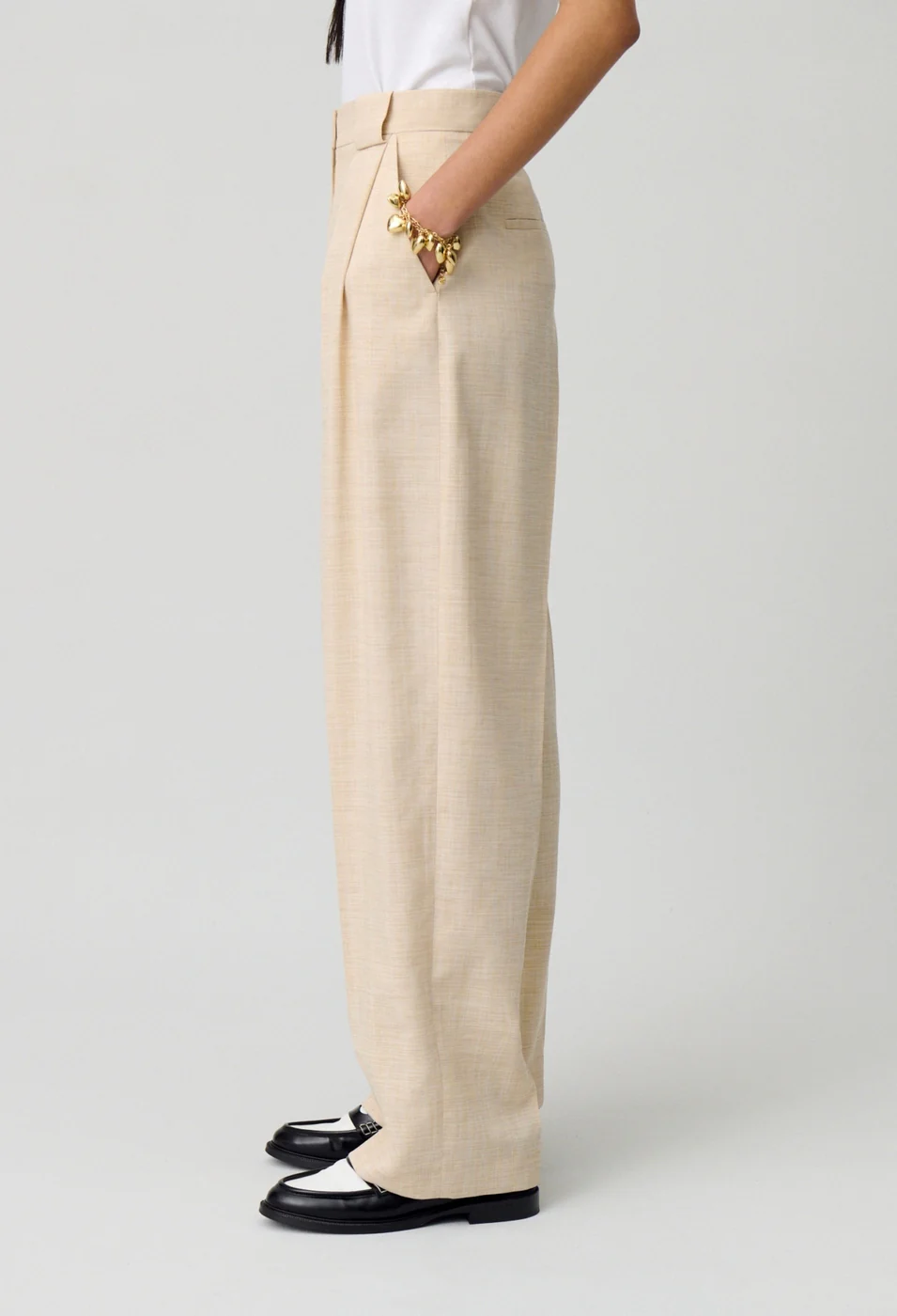 Pantalon Peggy Beige Clair - Image 3