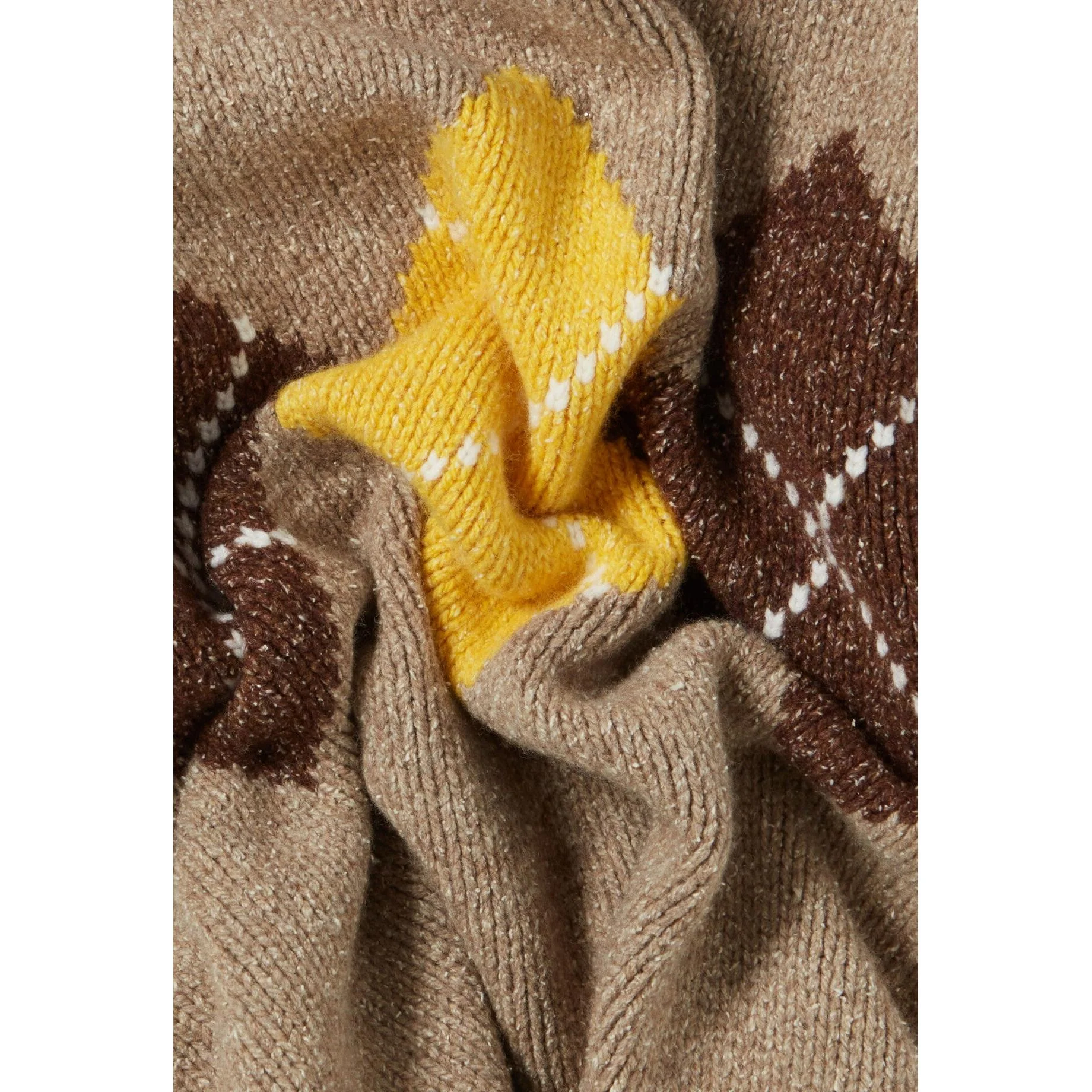 Pull Oversized Col Cheminée Motifs - Image 5