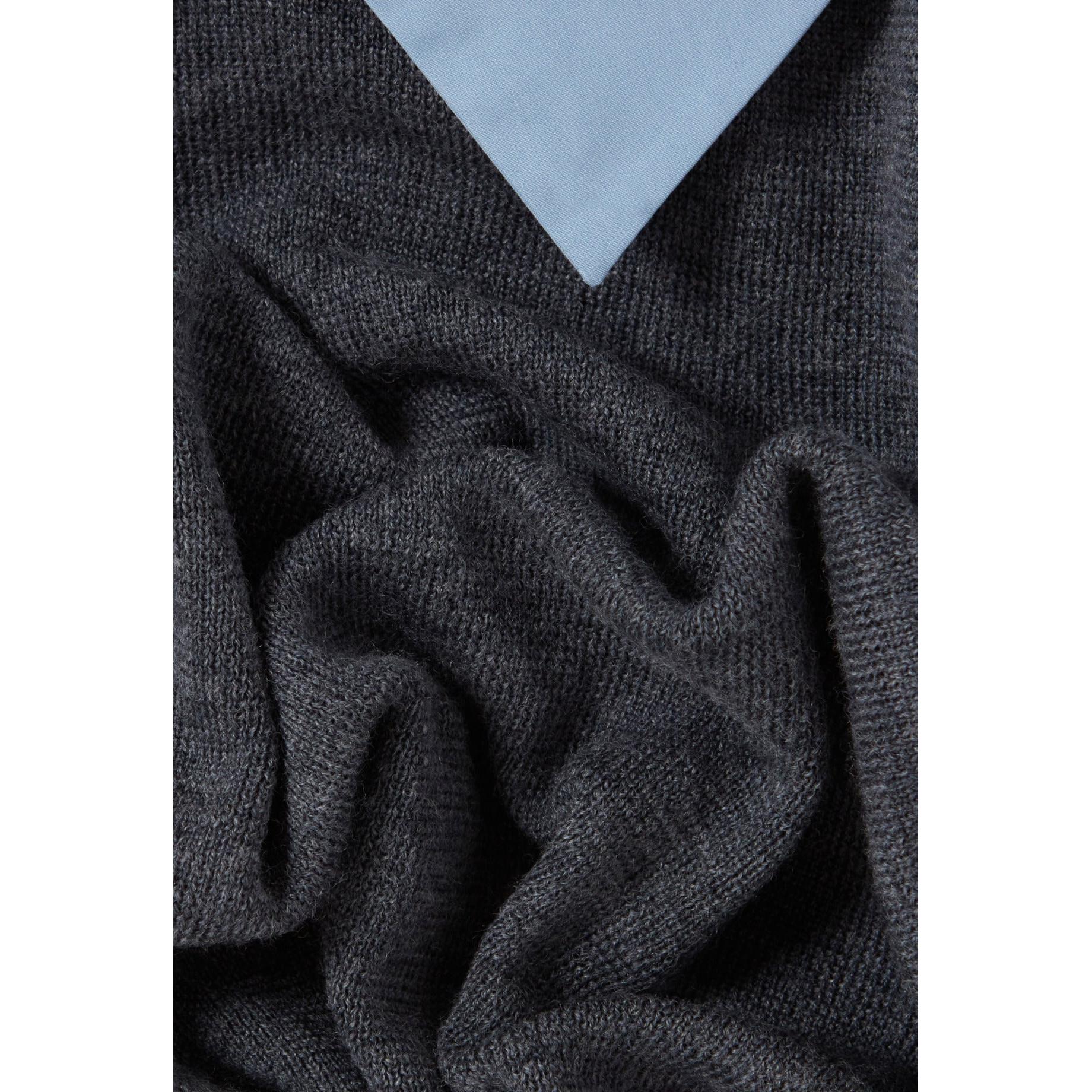 Pull Laine Col Chemise Amovible - Image 6