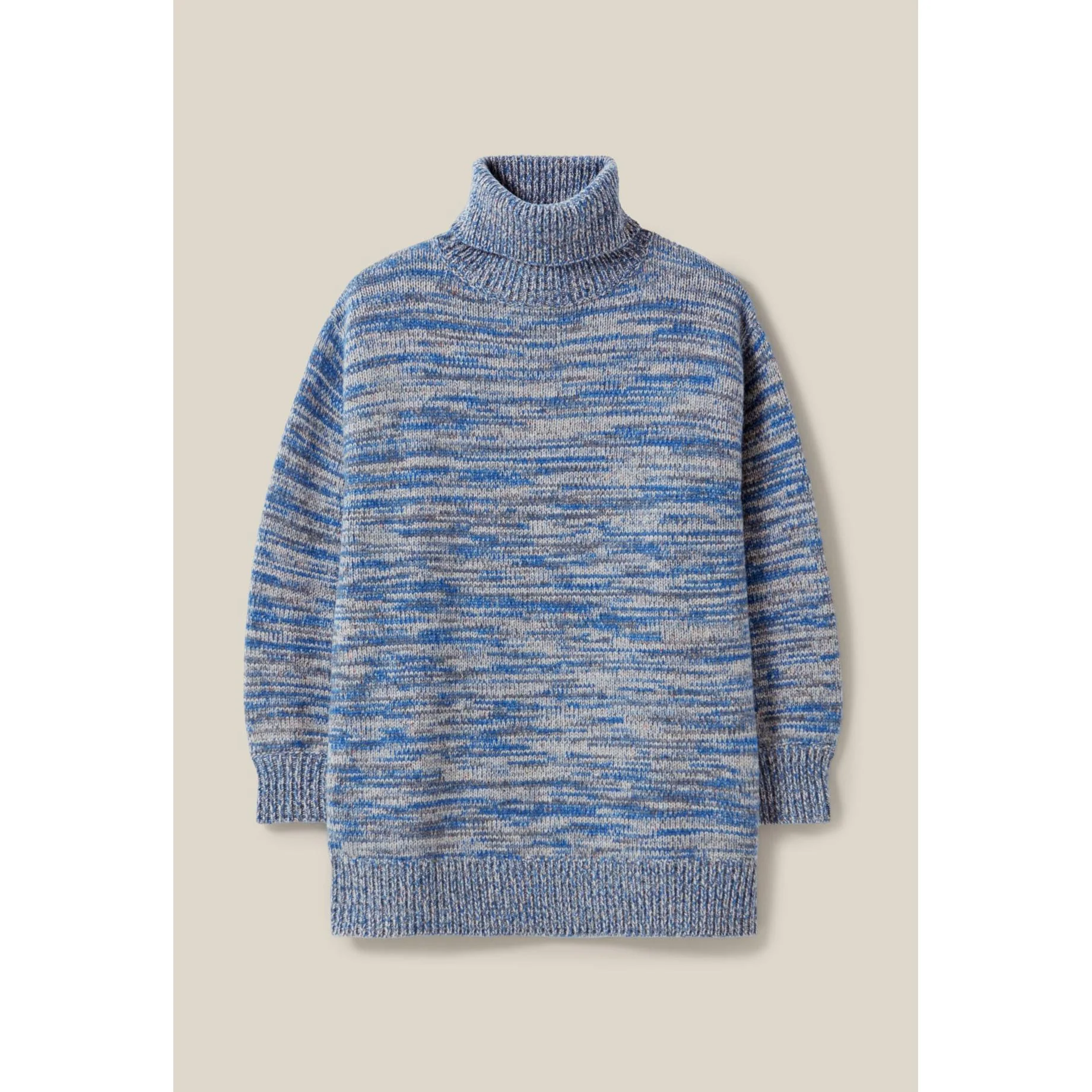 Robe Courte Laine Col Roulé - Image 7
