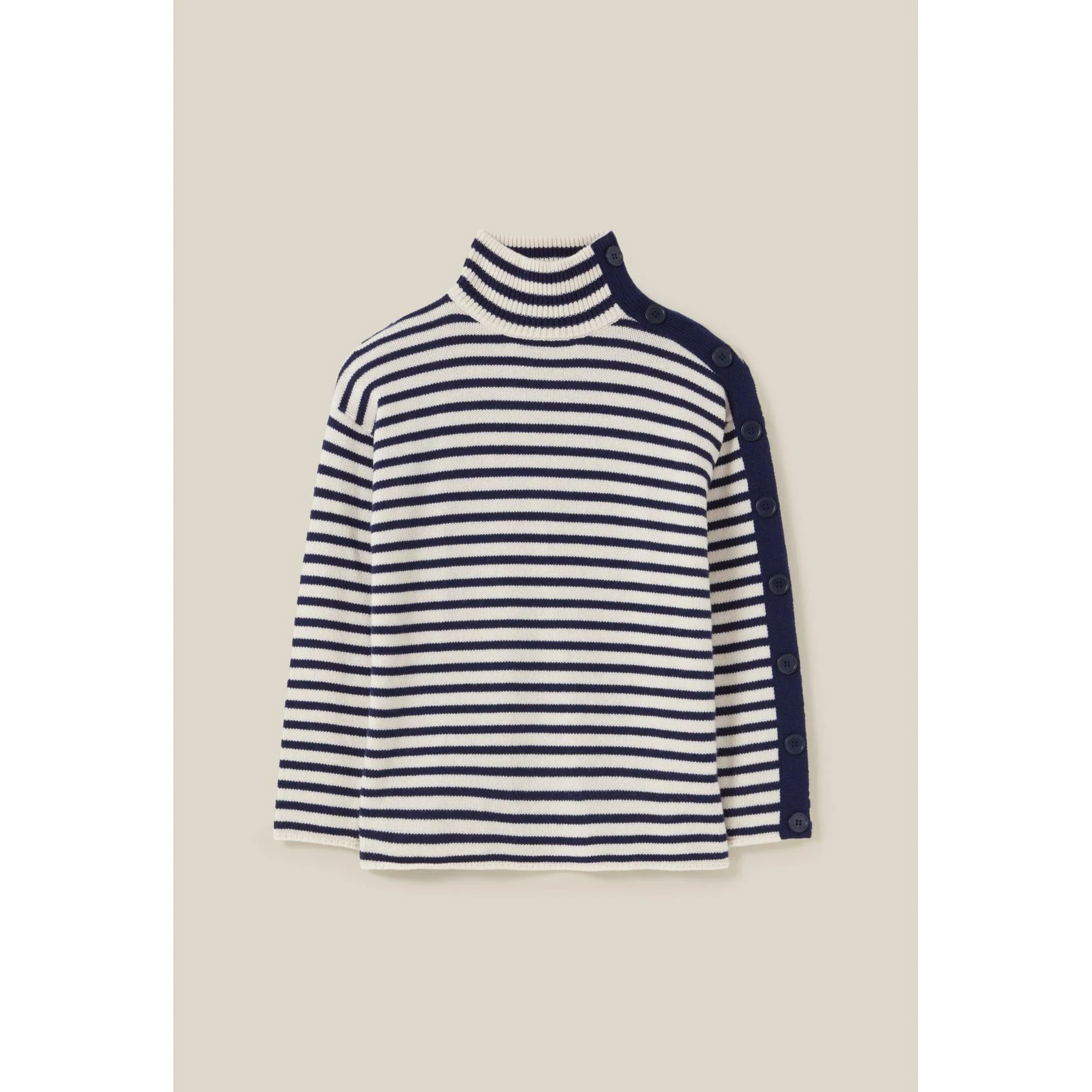 Pull Marinière Col Montant - Image 7