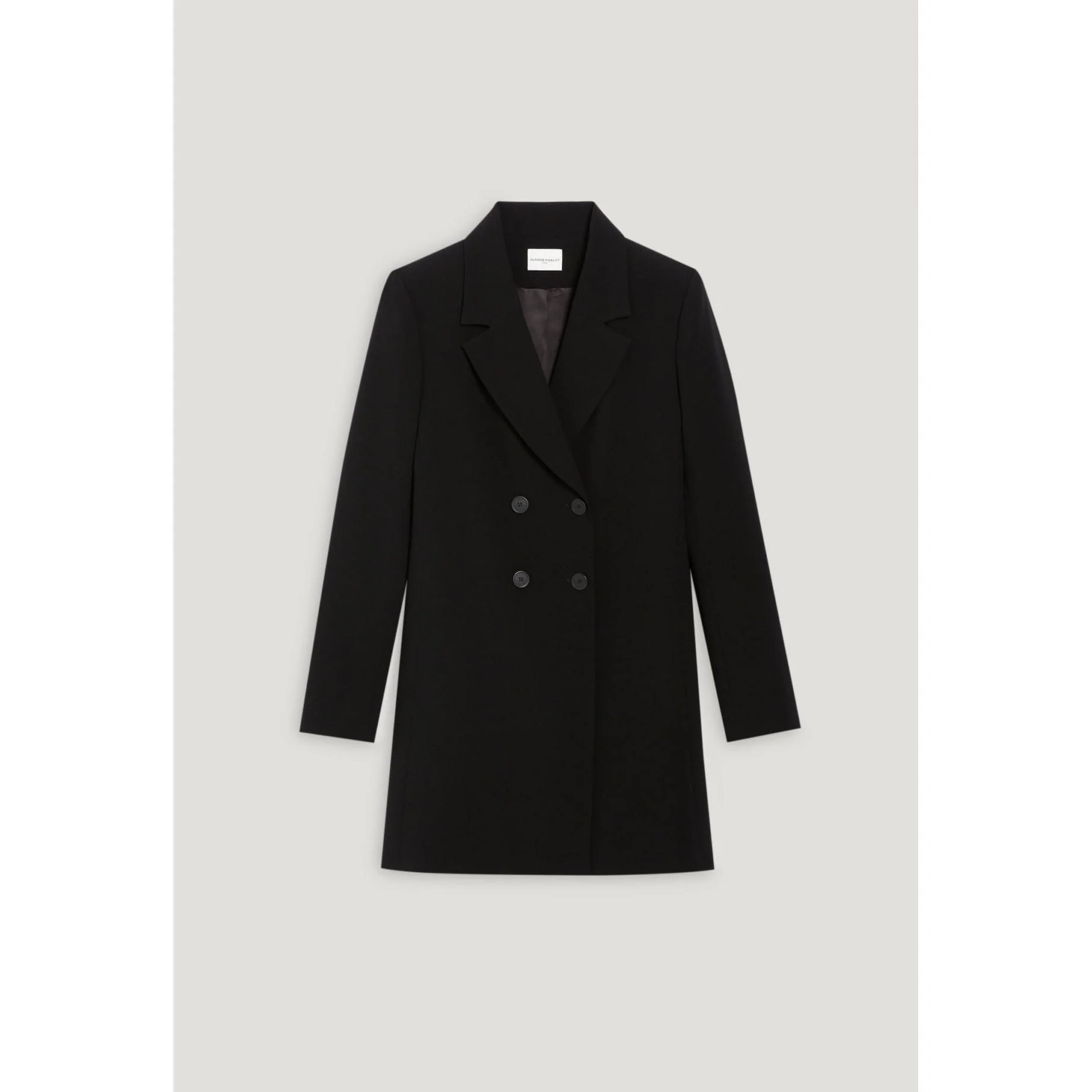 Robe Courte Tailleur Noir - Image 6