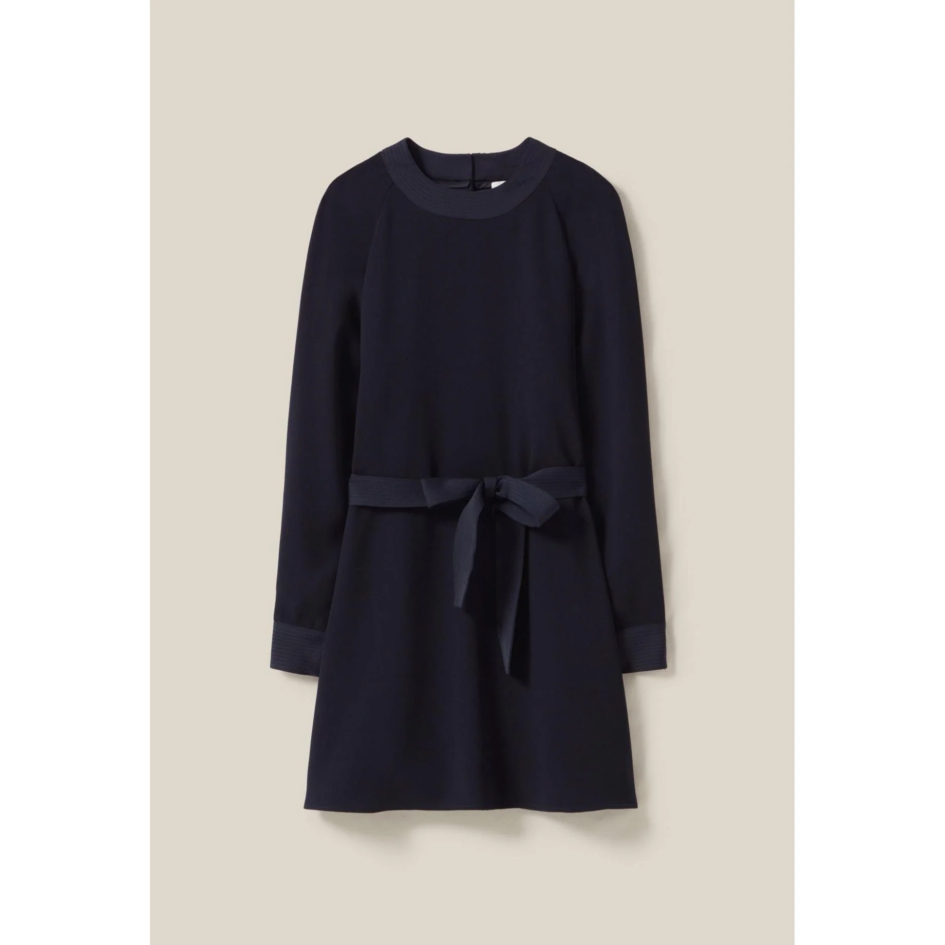 Robe Babydoll Ceinturée Marine - Image 7