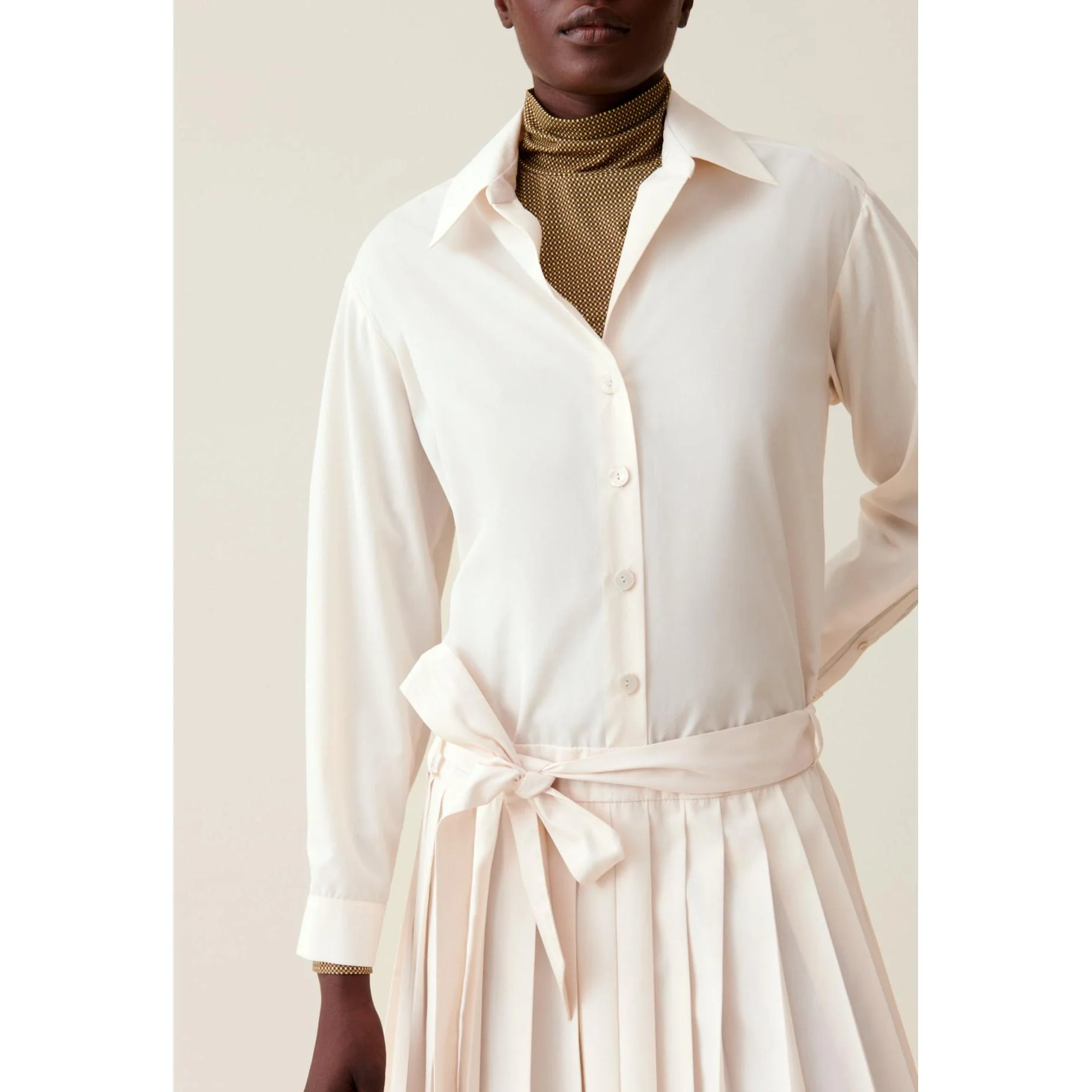 Robe Chemise Ceinturée Boutonnée - Image 2