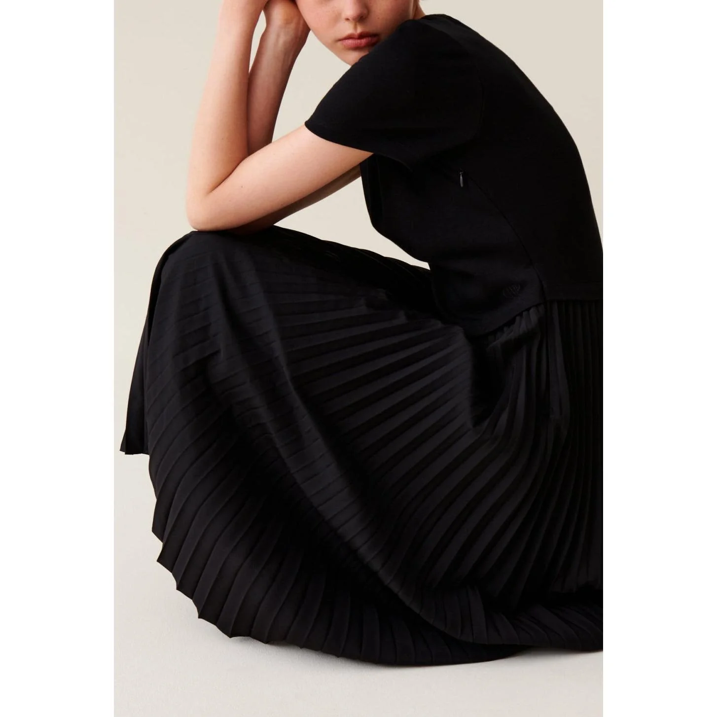 Robe Twist Bi-Matière - Image 2