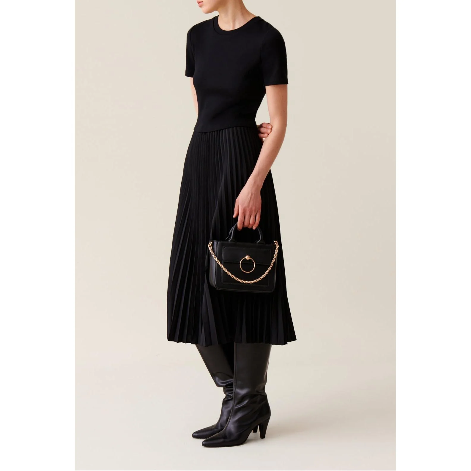 Robe Twist Bi-Matière - Image 3