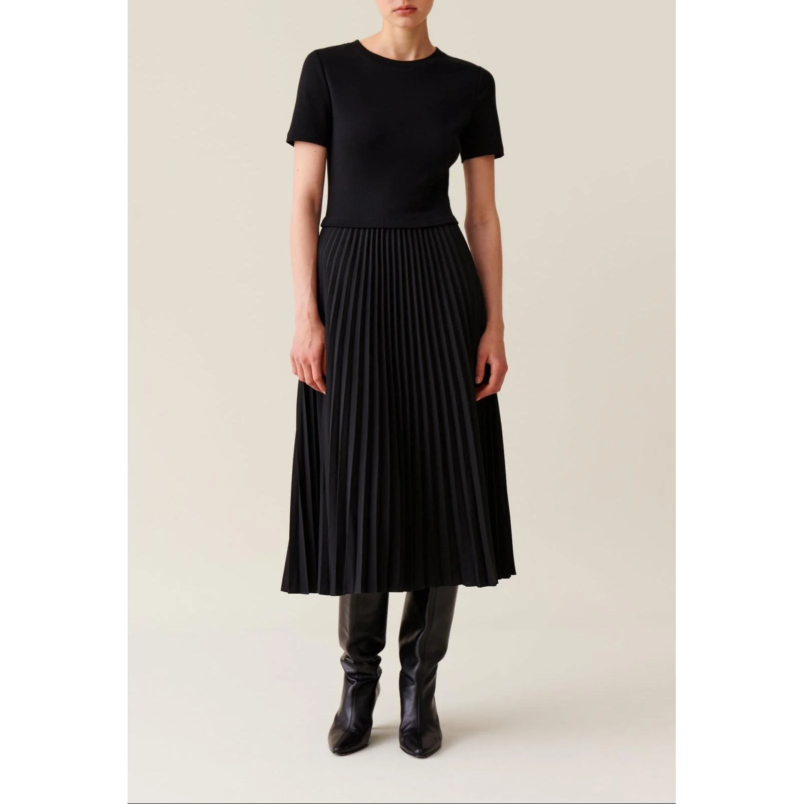 Robe Twist Bi-Matière - Image 4