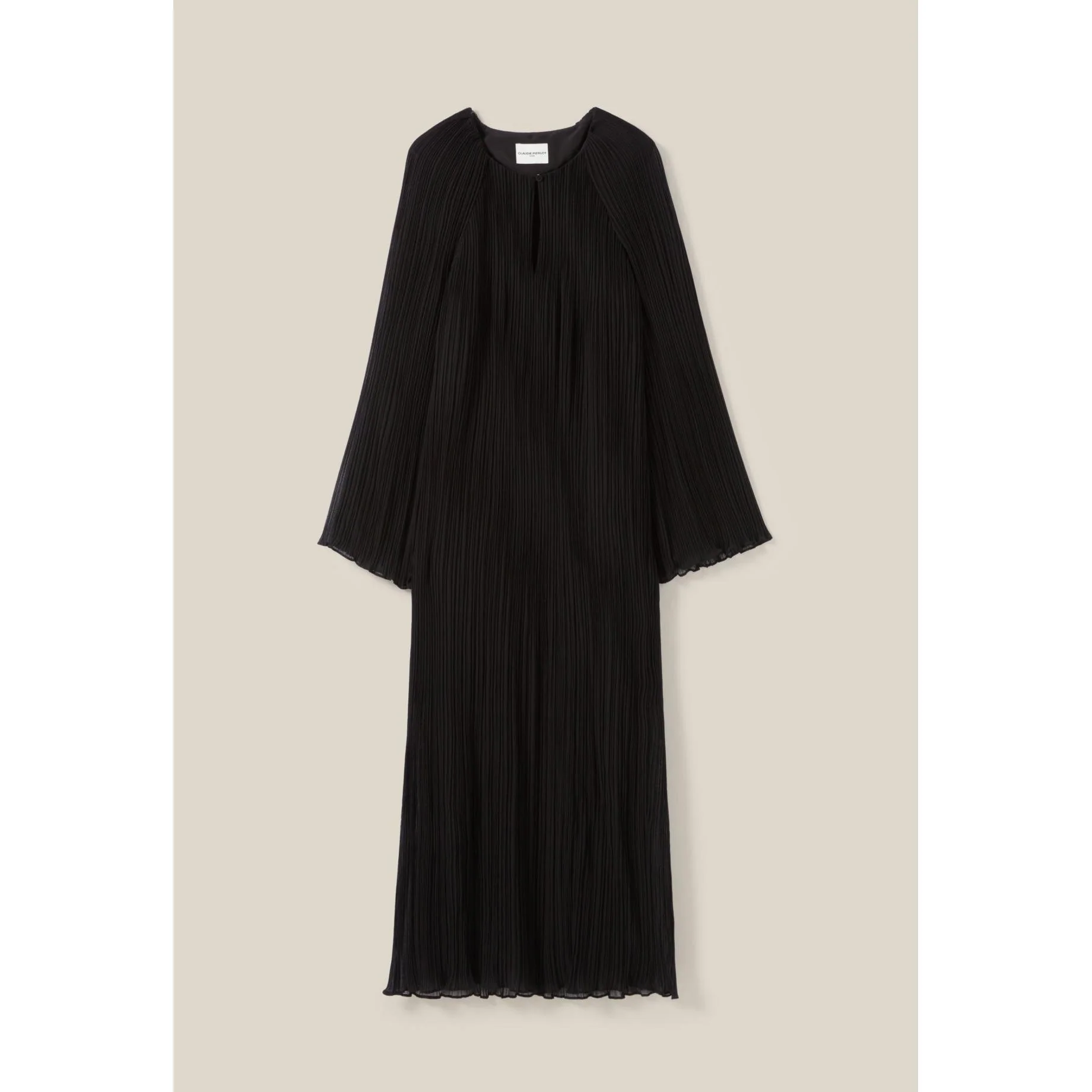 Robe Longue Plissée Transparente - Image 6