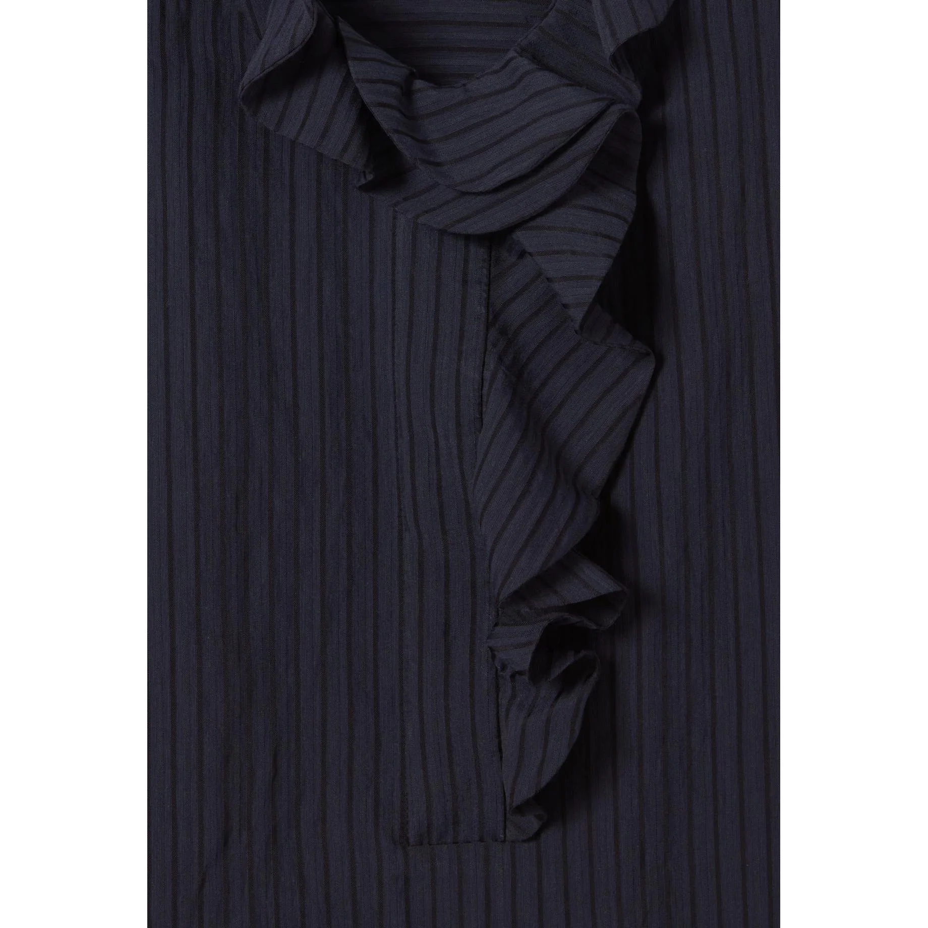 Robe Rayures Volants Marine - Image 5