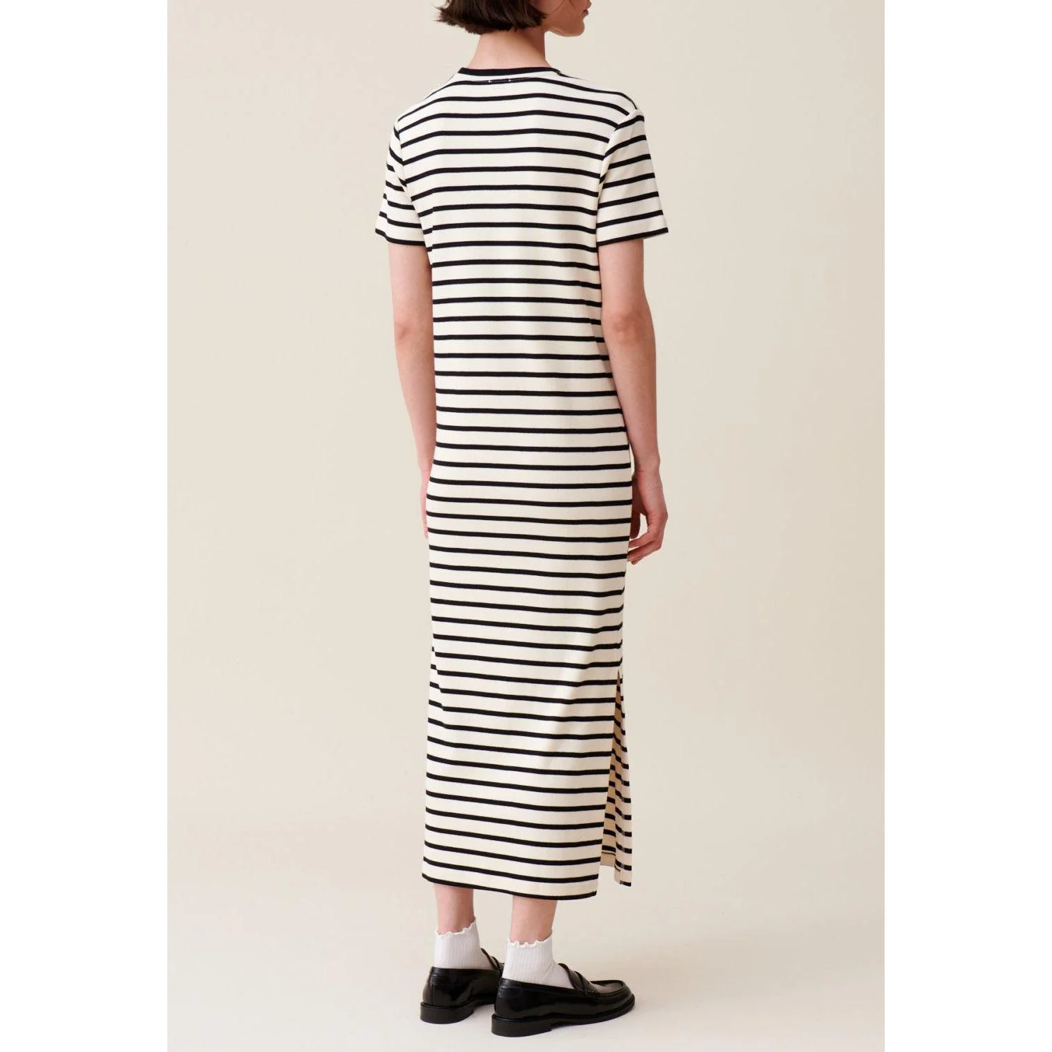Robe Jean Toto Rayée Midi - Image 5