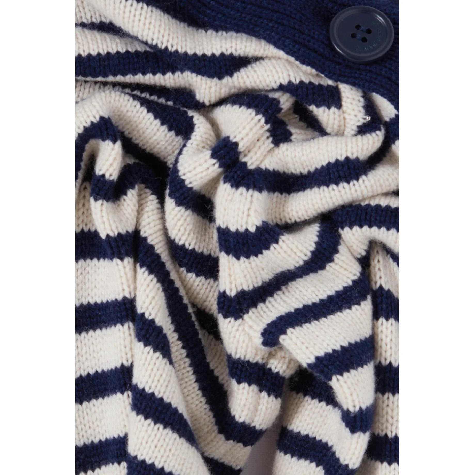 Robe Marinière Maille Col Montant - Image 5