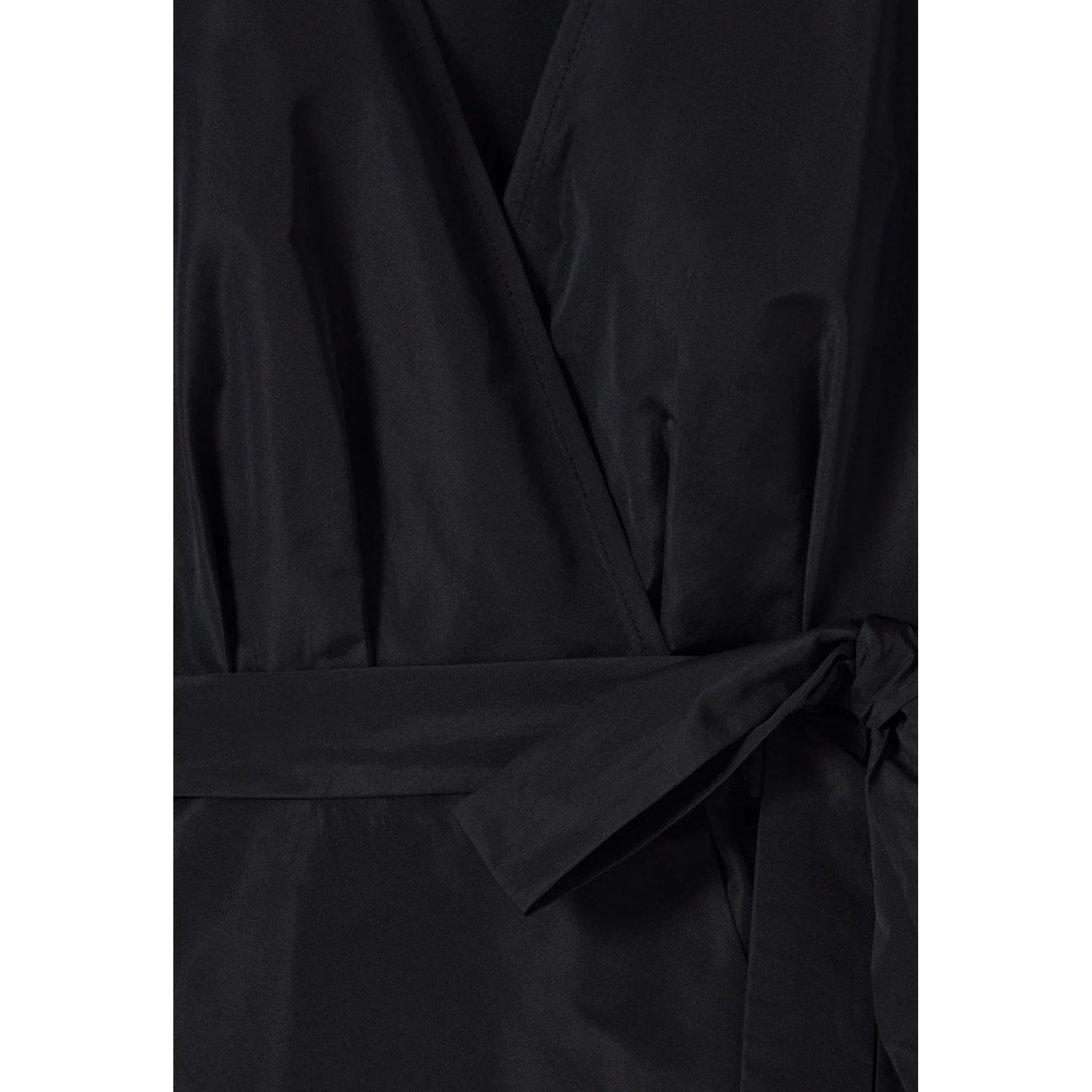 Robe Courte Manches Ballons Noire - Image 5