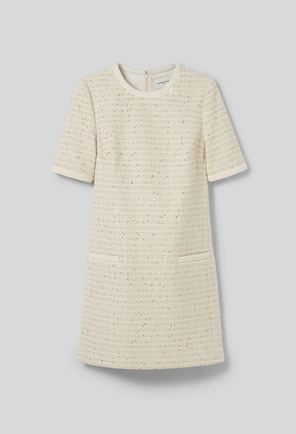 Robe Rimetweed Ecru - Image 7