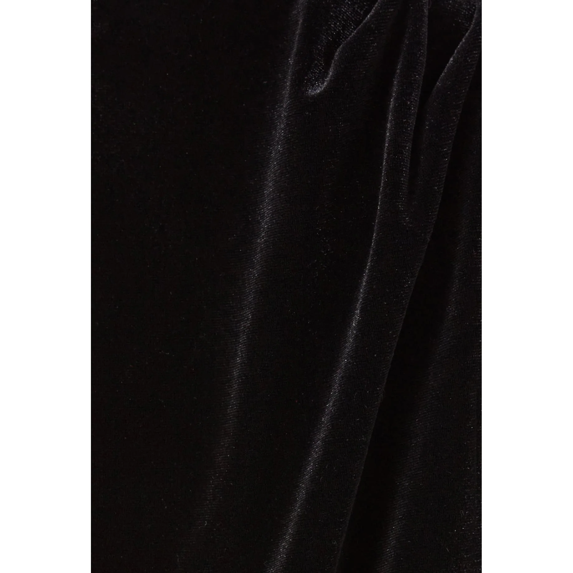 Robe Courte Cintrée Velours Noir - Image 5