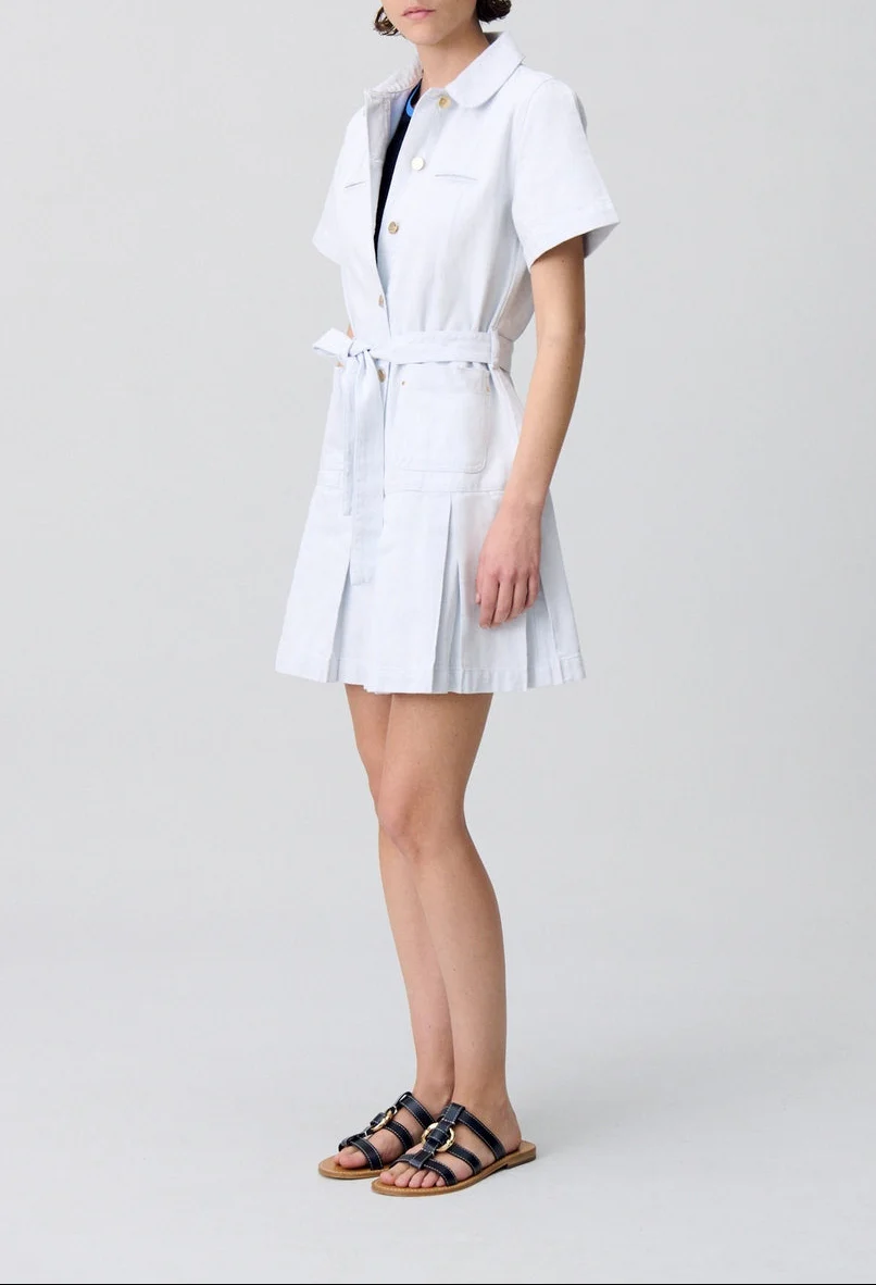 Robe Roseta Denim Light Blue - Image 2