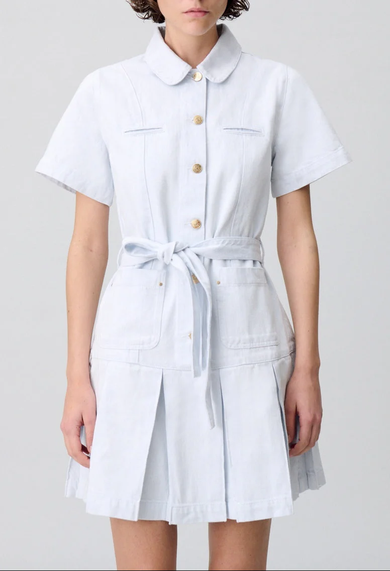 Robe Roseta Denim Light Blue - Image 4