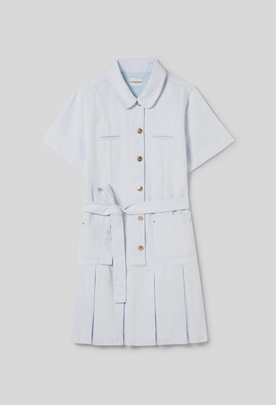 Robe Roseta Denim Light Blue - Image 7