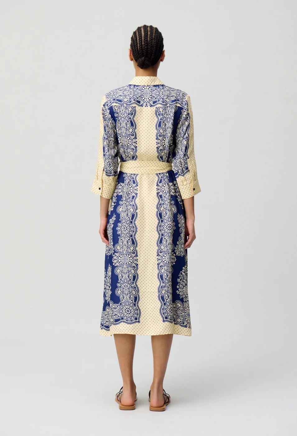 Robe Ravinbandana Print Fonce - Image 5