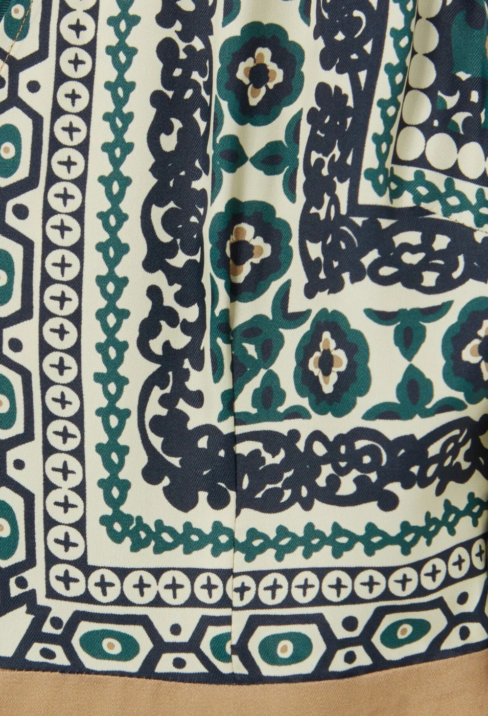 Robe Rombifoulard Print Fonce - Image 6