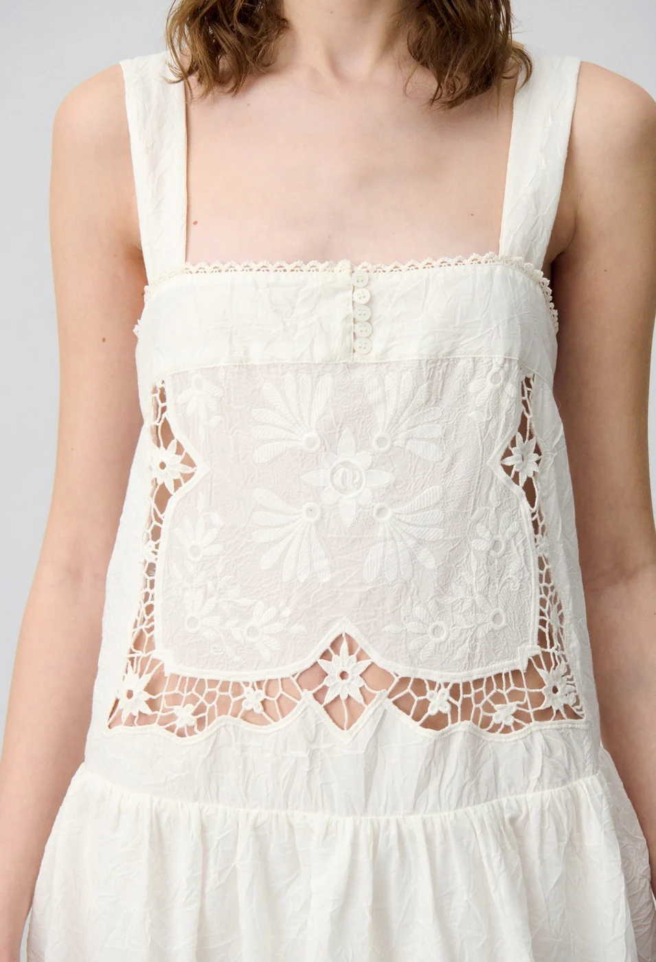 Robe Ranita Ecru - Image 3