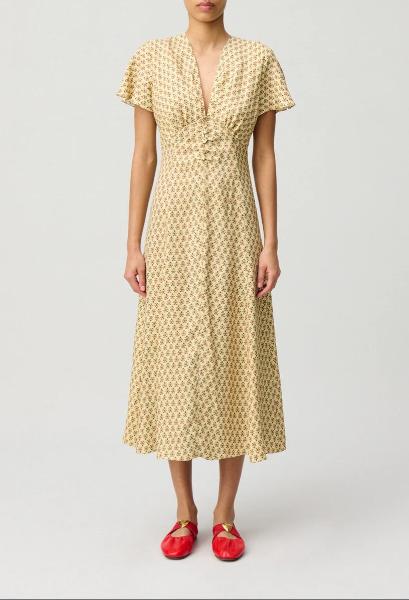 Robe Ristesouleiado Print Clair - Image 4