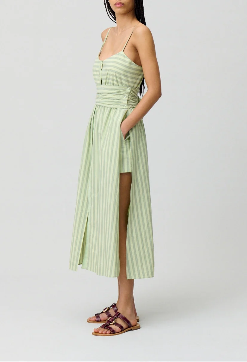 Robe Rounourayuresvertes Bicolore - Image 3