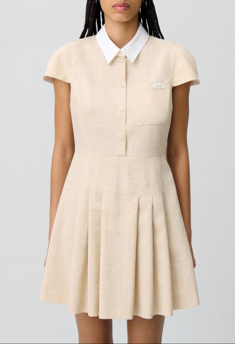 Robe Ribambelle Beige Clair - Image 4