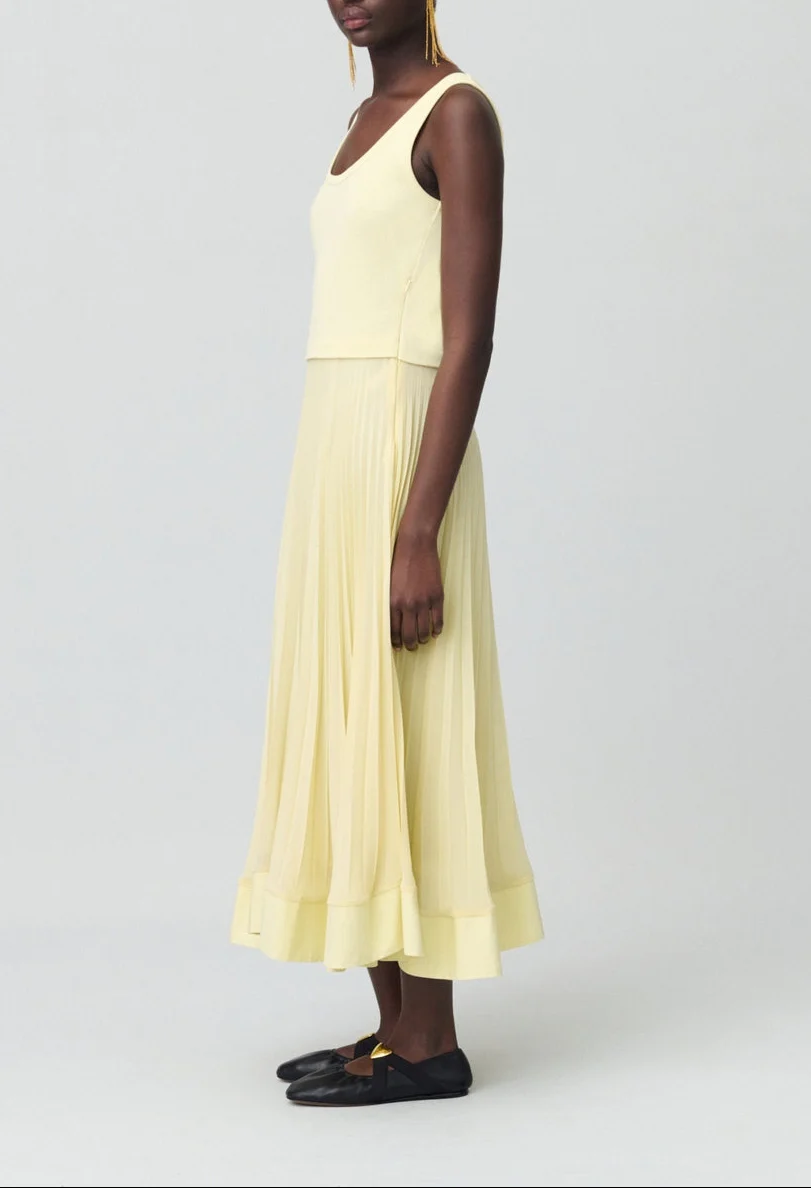 Robe Tradi Jaune Pale - Image 2
