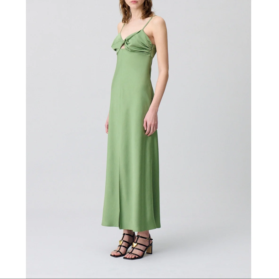Robe Rayane Vert Moyen - Image 2