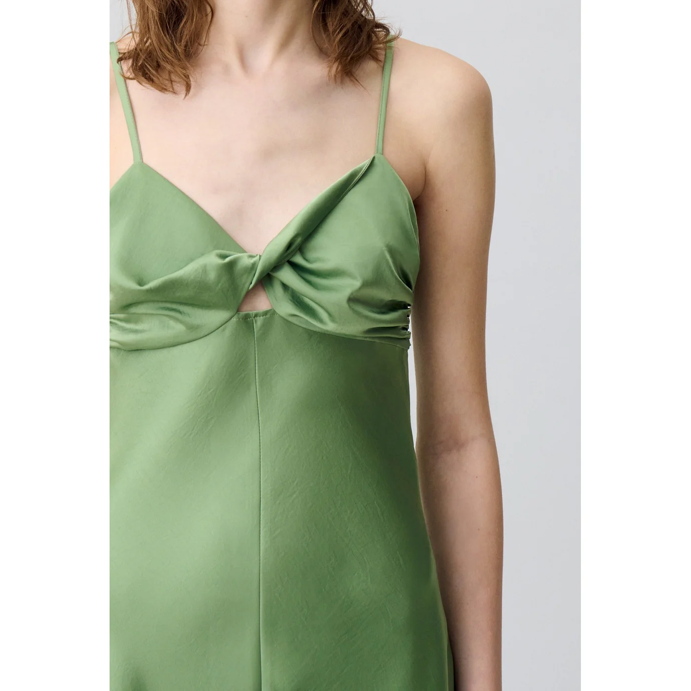 Robe Rayane Vert Moyen - Image 4