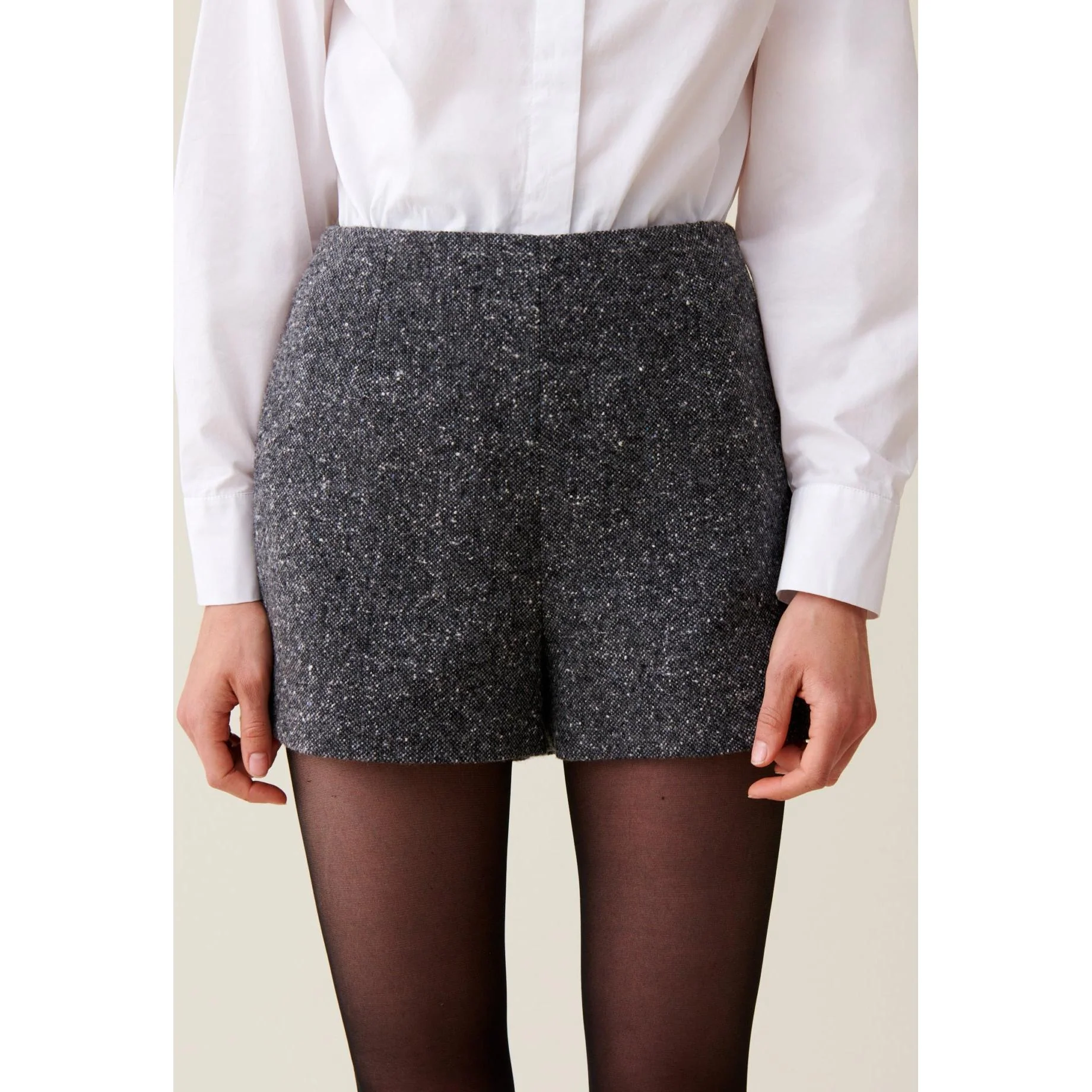 Short Tweed Gris - Image 2