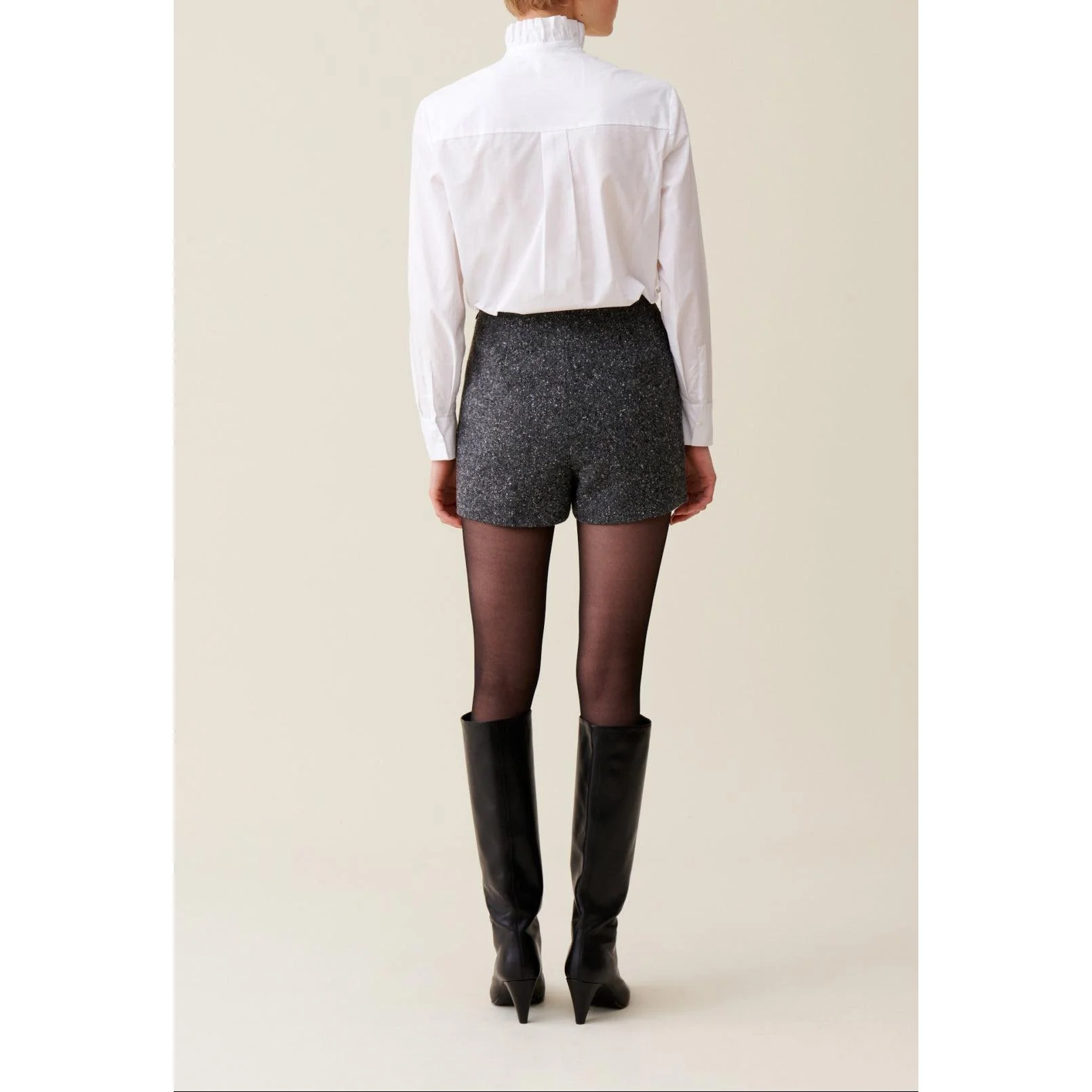 Short Tweed Gris - Image 4