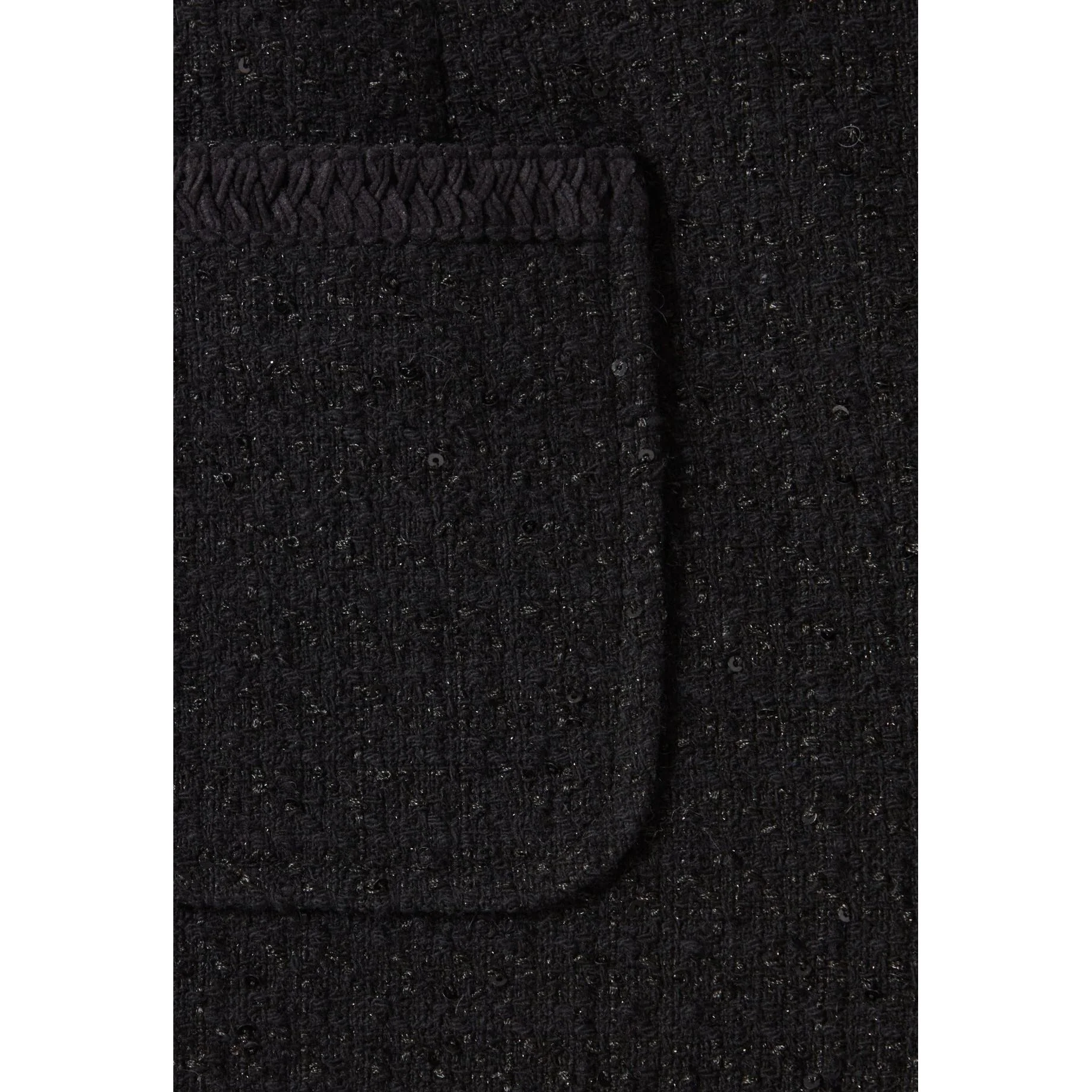 Short Tweed Noir Droit - Image 6