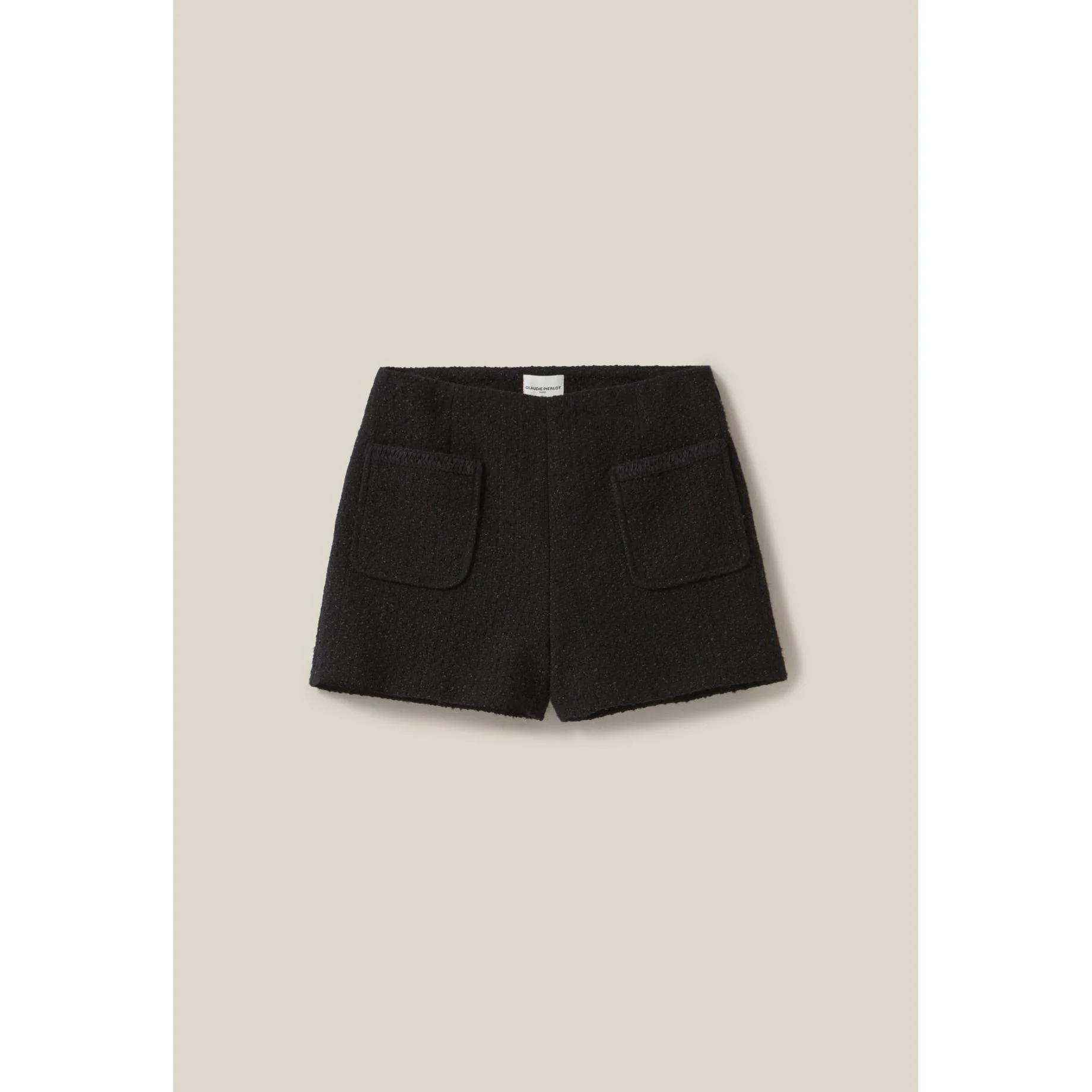 Short Tweed Noir Droit - Image 7