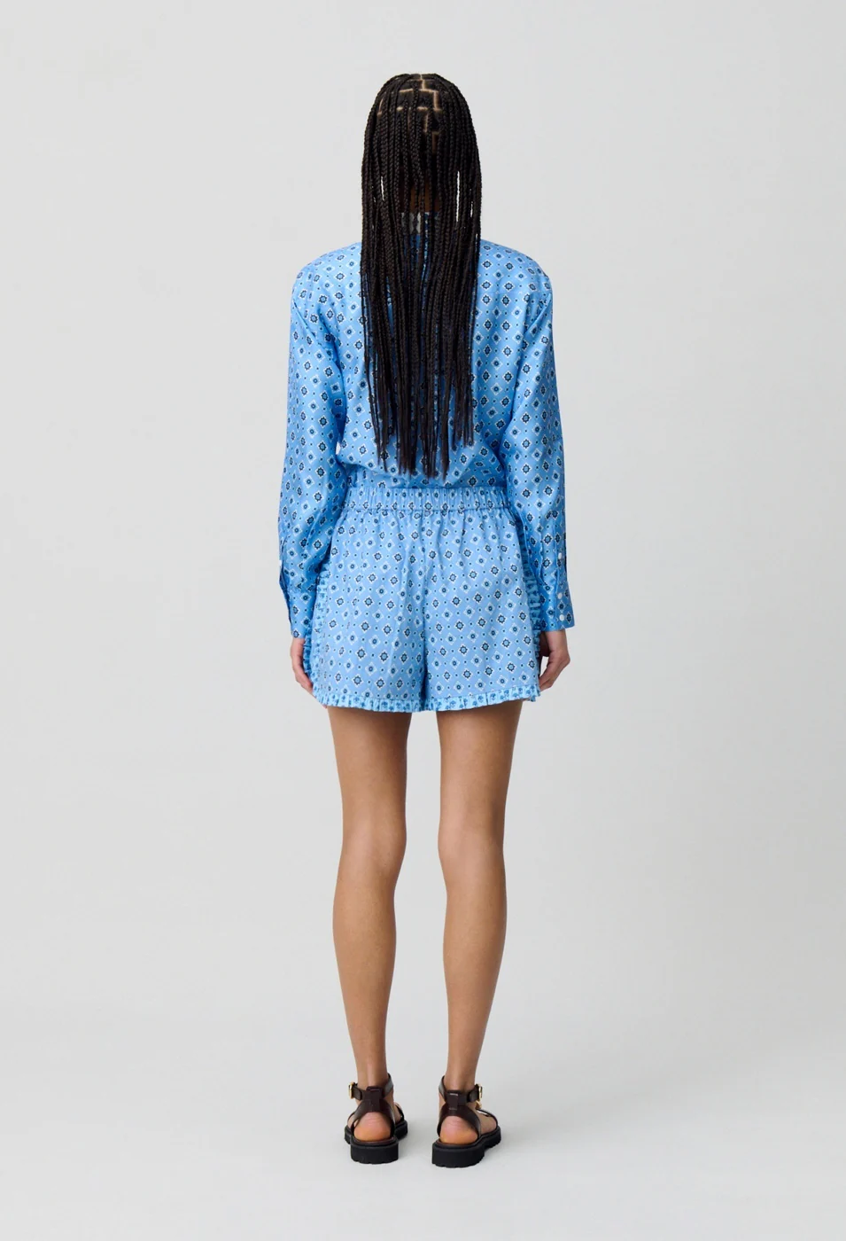 Short Envya Print Bleu Fonce - Image 5