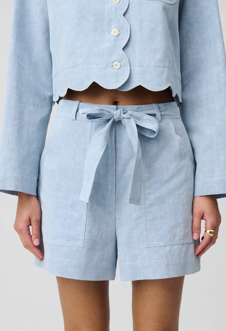 Short Ebahie Denim Delave - Image 4
