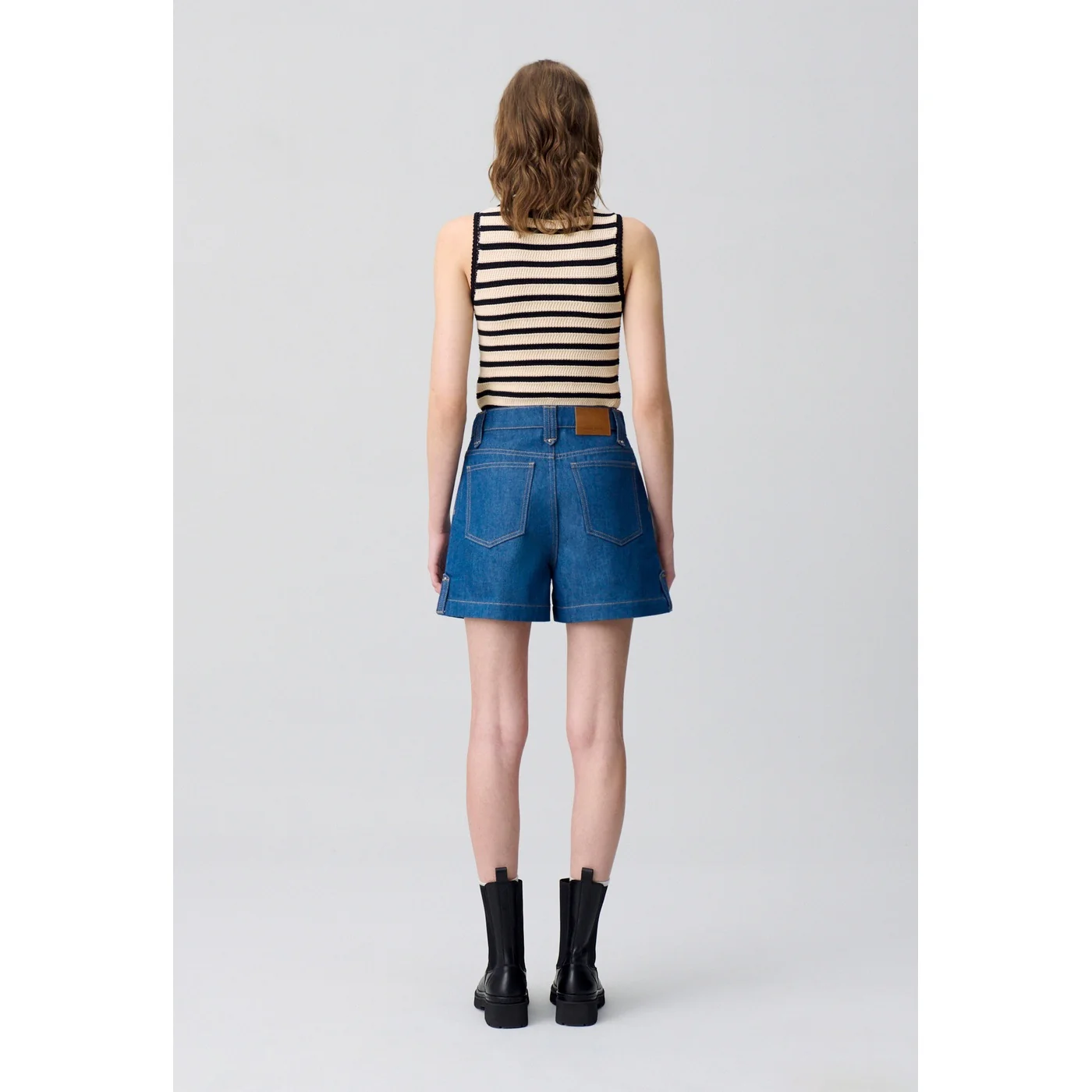 Short Elsie Denim Brut - Image 5