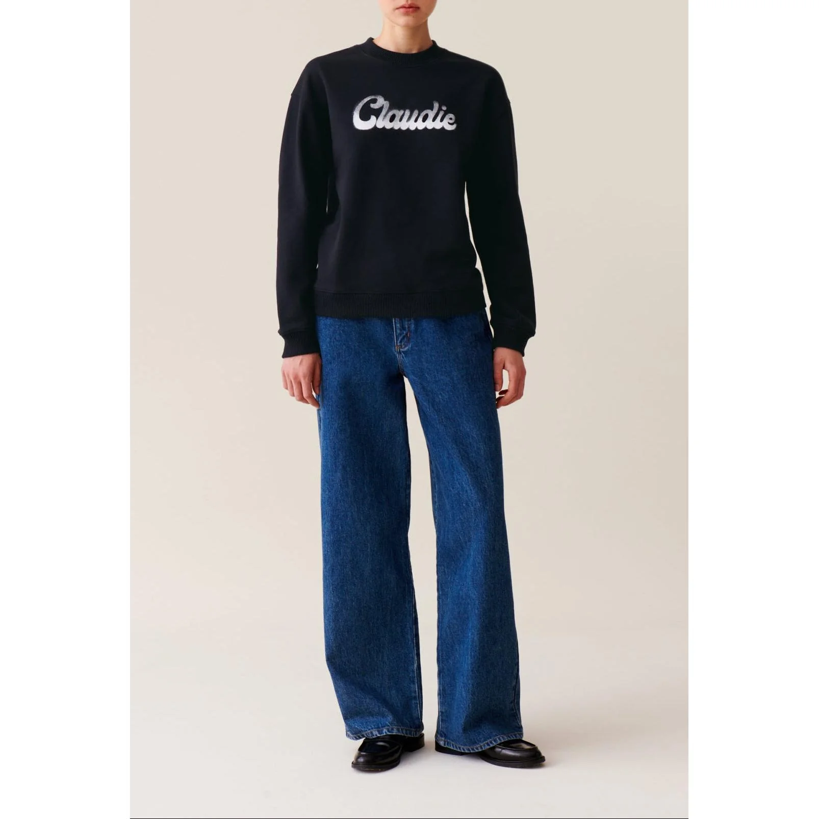 Sweatshirt Ample Imprimé Claudie - Image 2