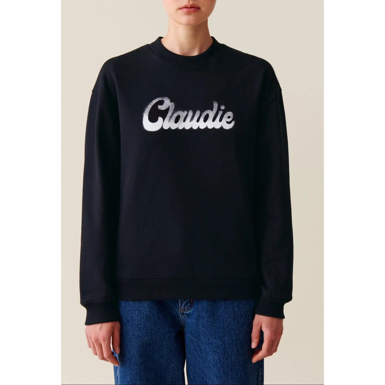 Sweatshirt Ample Imprimé Claudie - Image 4