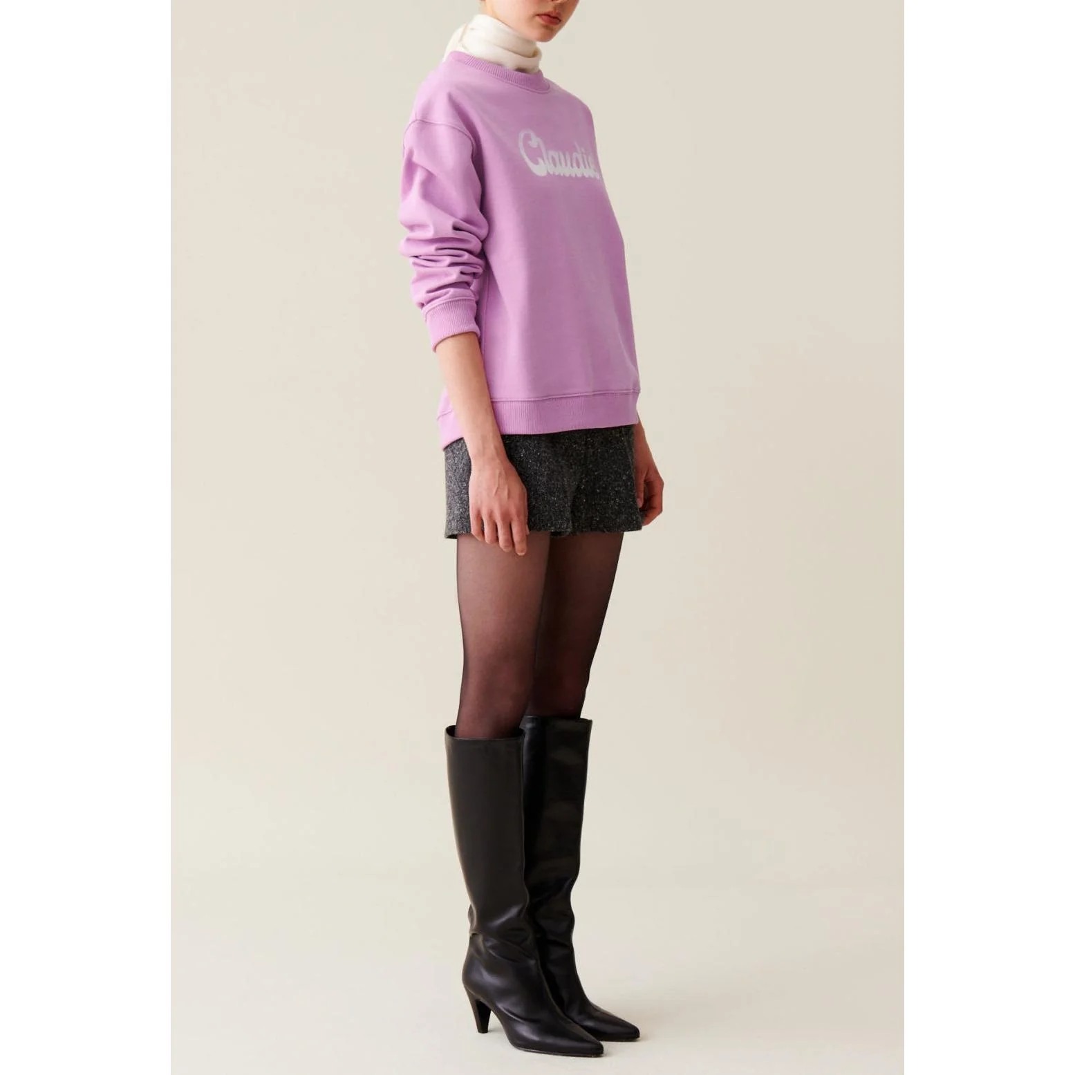 Sweatshirt Ample Imprimé Claudie - Image 2