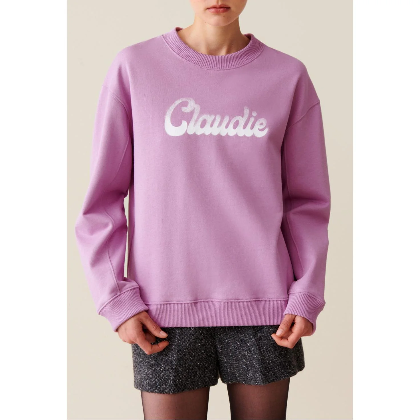 Sweatshirt Ample Imprimé Claudie - Image 4