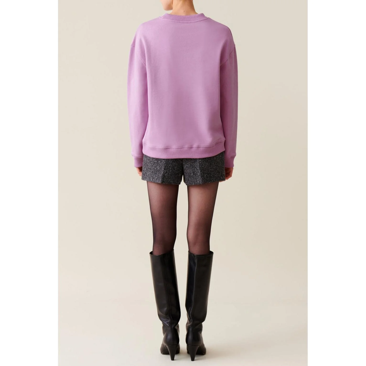 Sweatshirt Ample Imprimé Claudie - Image 5