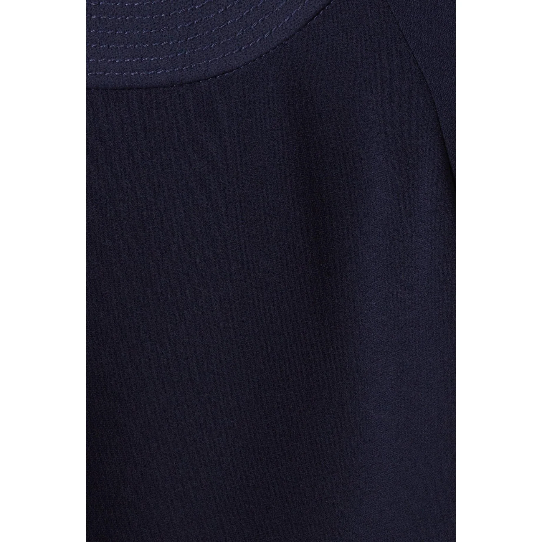 Blouse Fluide Ceinturée Marine - Image 7