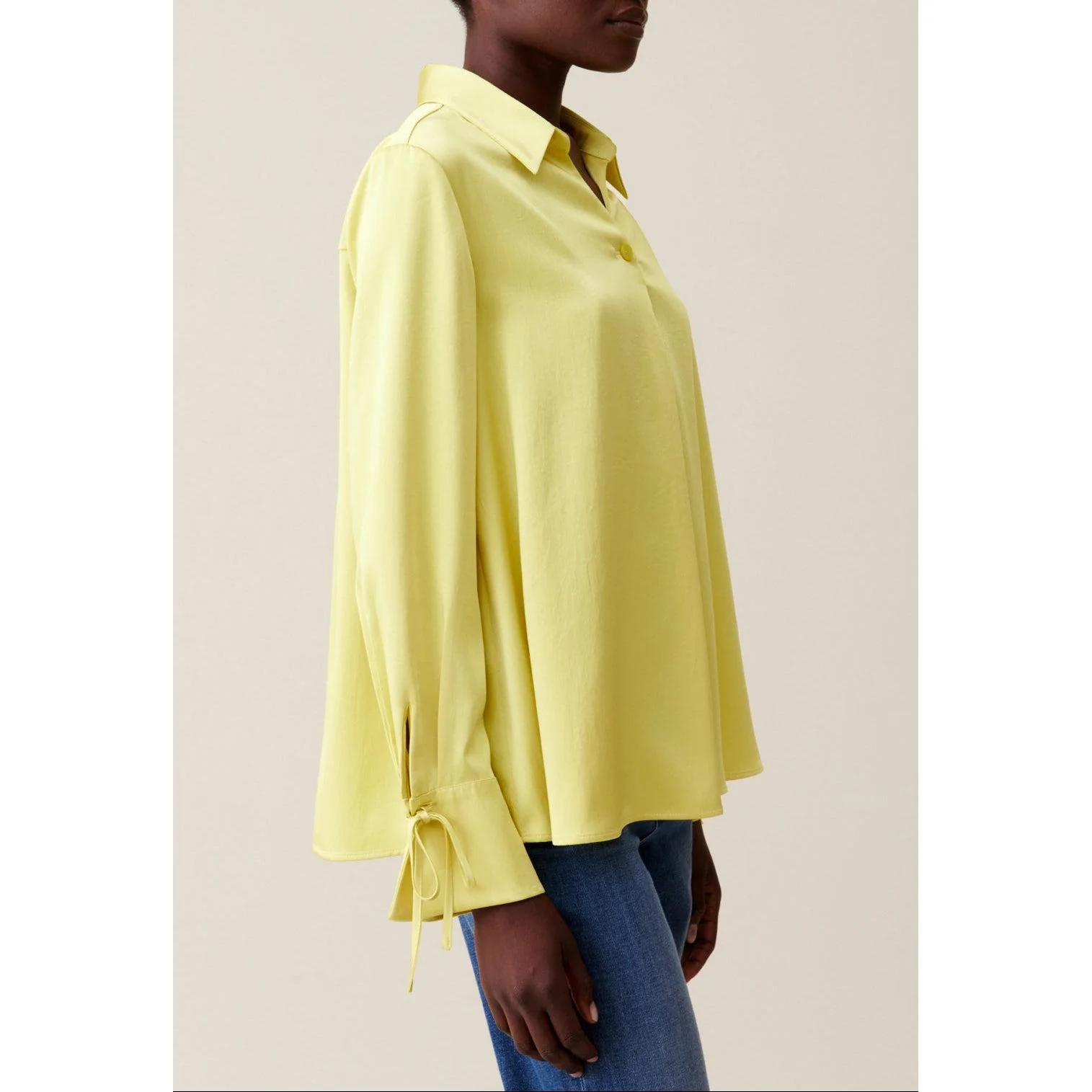 Blouse Fluide Col Ouvert - Image 3