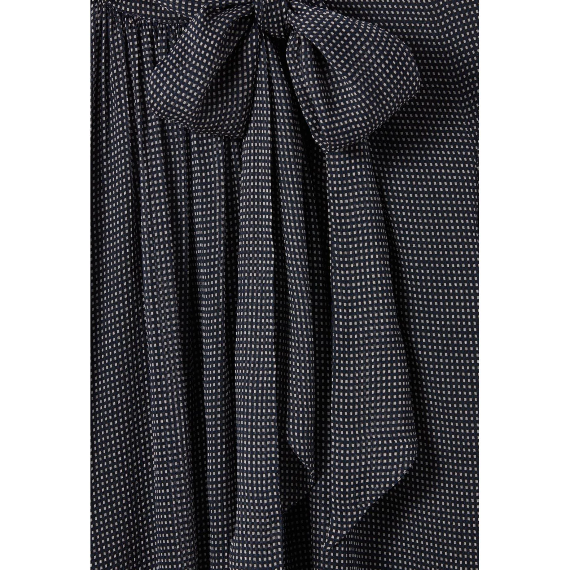 Blouse Lavallière Carreaux Fluide - Image 7
