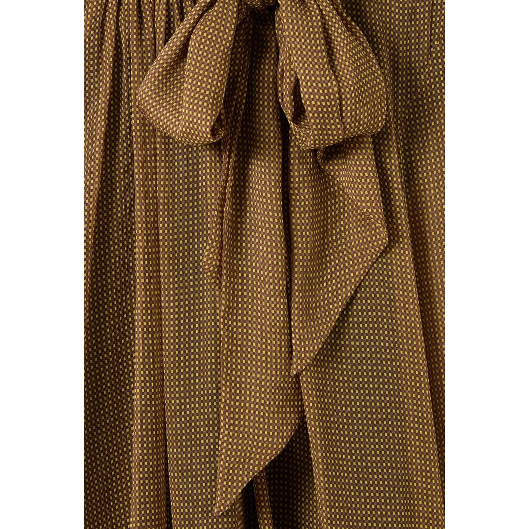 Blouse Lavallière Carreaux Fluide - Image 6