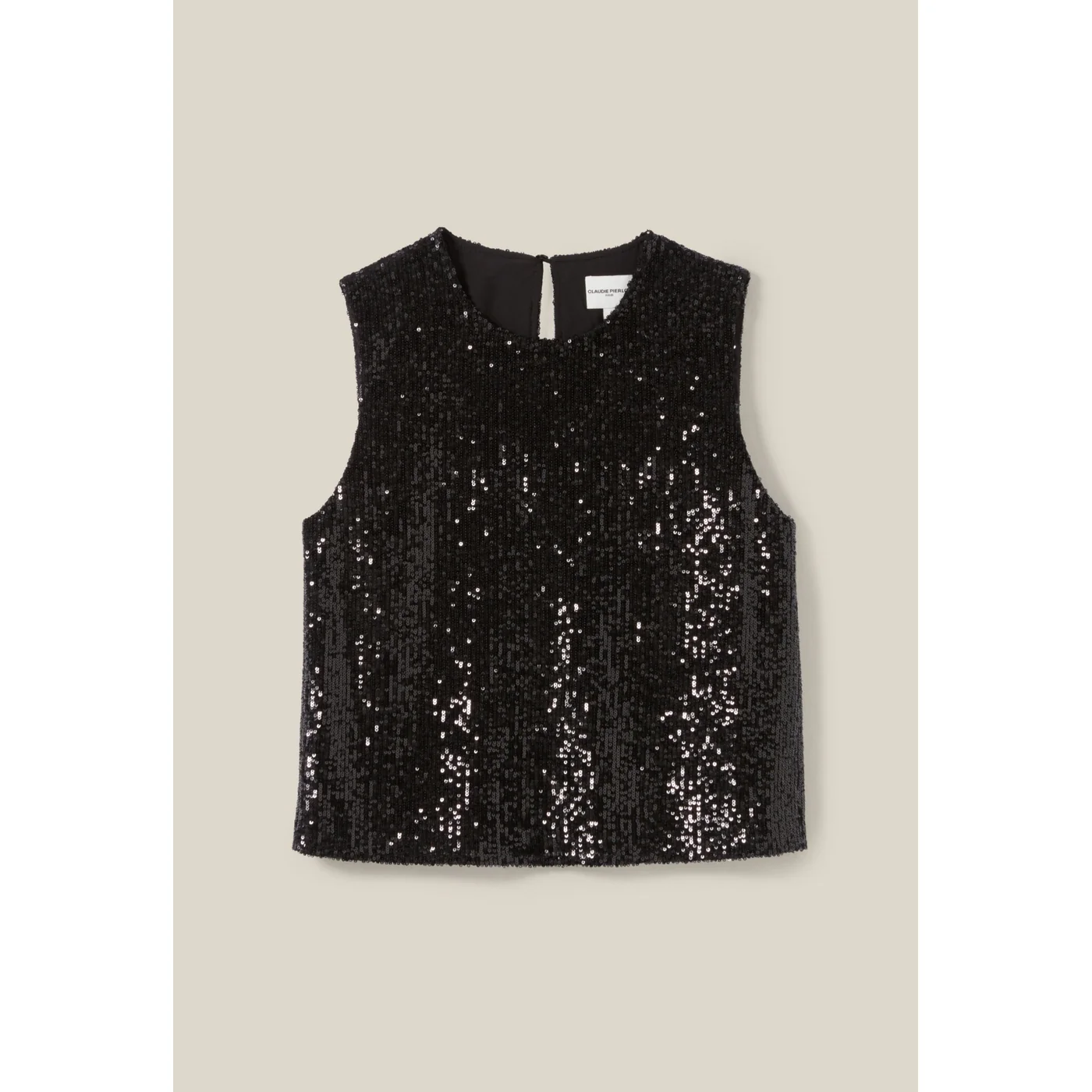 Top Beaupaillette Noir - Image 7